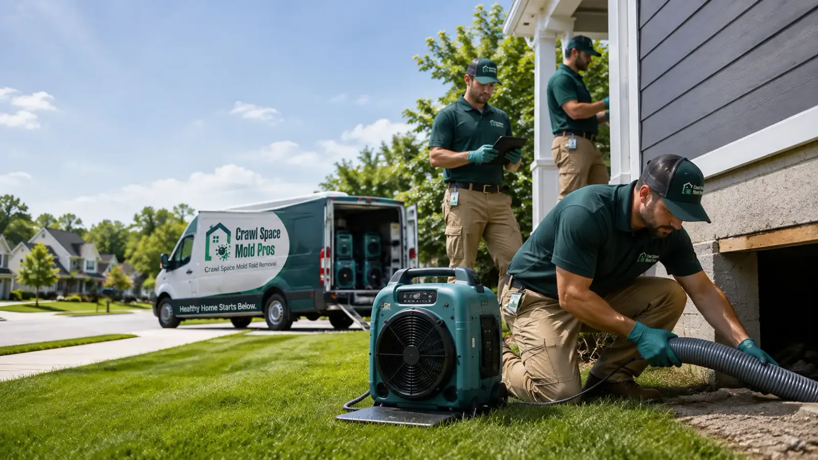 Crawl Space Mold Removal in Flaxton, ND